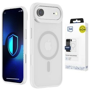 Polykarbonátové pouzdro s MagSafe pro Apple iPhone Air - 3mk HARDY® Hazy MagCase™ White