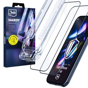 2× Tvrzené sklo s aplikátorem pro Apple iPhone Air - 3mk HARDY® Hardura 9H™