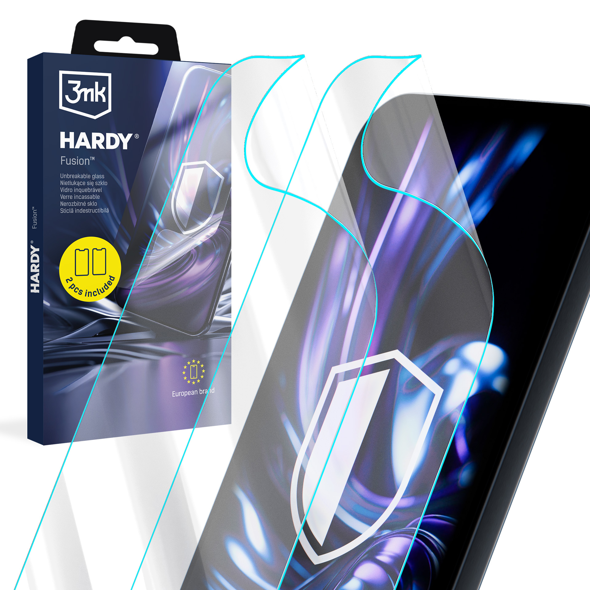 2x Hybrid glass for Realme 16 Pro 5G - 3mk HARDY® Fusion™
