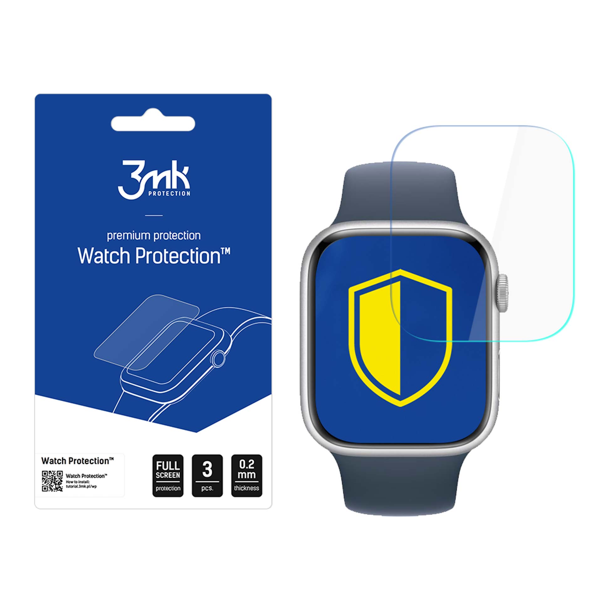 Ochranná fólie na displej chytrých hodinek Apple Watch 10 42mm - 3mk Watch Protection