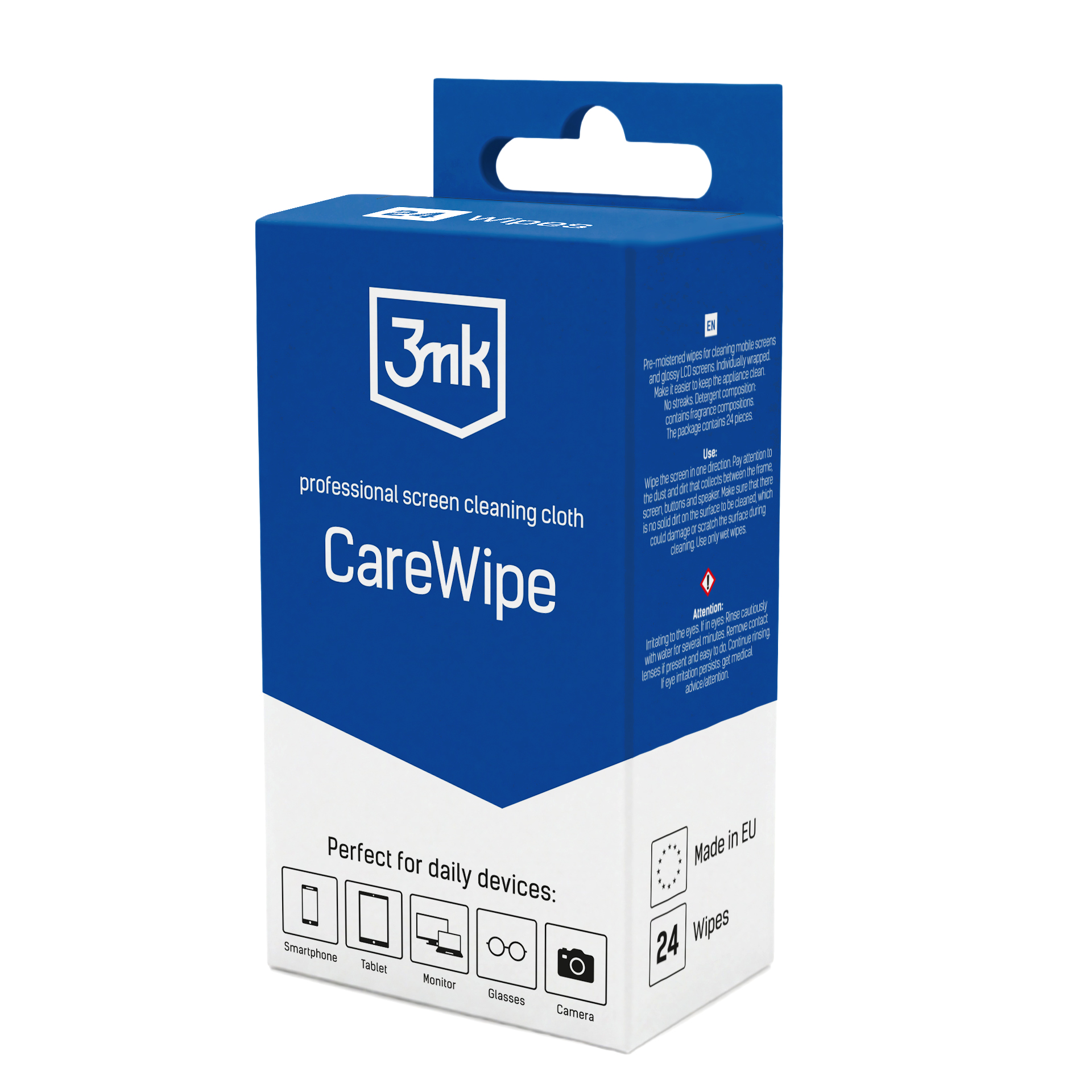 Navlhčené utěrky CARE WIPE 3mk Care