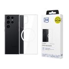 Pouzdro na Samsung Galaxy S23 Ultra - 3mk Clear MagCase