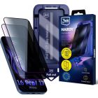 2x Tvrzené privátní sklo s aplikátorem pro Apple iPhone 16 Pro/ 17 - 3mk HARDY® Privzone 9H™