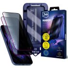 2x Tvrzené privátní sklo s aplikátorem pro Apple iPhone 15/16 - 3mk HARDY® Privzone 9H™