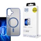 Pouzdro na Apple iPhone 16 - 3mk Frosty MagCase Blue