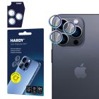 Ochrana objektivu na Apple iPhone 15 Pro Max - HARDY Lens Protection Pro Rainbow