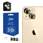 Tvrzené sklo na objektiv fotoaparátu pro Apple iPhone 14 - 3mk Lens Protection Pro Gold