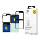 Pouzdro na Samsung Galaxy Z Flip 6 / 7 FE - 3mk Satin Armor Case+ Flip