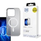 Pouzdro na Apple iPhone 15 Pro - 3mk Frosty MagCase White