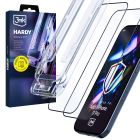 2× Tvrzené sklo s aplikátorem pro Apple iPhone 17 Pro - 3mk HARDY® Hardura 9H™