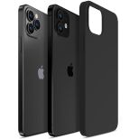 Silikonové pouzdro pro Apple iPhone 12 - 3mk HARDY® Mellow Case™ Black