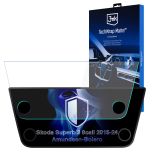 Matná ochranná fólie na displej navigace pro Skoda Superb 3 2015-24 Amundsen-Bolero – 3mk TechWrap Matte™ Center Display
