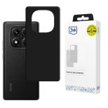 Silikonové pouzdro pro Redmi Note 14 Pro 5G - 3mk HARDY® Mellow Case™ Black