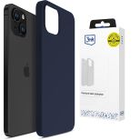 Silikonové pouzdro pro Apple iPhone 15 - 3mk HARDY® Mellow Case™ Dark Blue