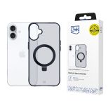 Pouzdro na Apple iPhone 16 - 3mk Smoke Case Mag&Stand