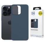 Silikonové pouzdro s MagSafe pro Apple iPhone 15 Pro Max - 3mk HARDY® Mellow MagCase™ Blue