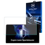 Matná ochranná fólie na displej navigace pro Cupra Leon Sportstourer 2024- – 3mk TechWrap Matte™ Center Display