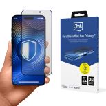 Matné tvrzené sklo na Apple iPhone 15/16 - 3mk Hardglass Matt Max Privacy