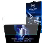 Matná ochranná fólie na displej navigace pro Skoda Octavia III Columbus 2017-20 – 3mk TechWrap Matte™ Center Display