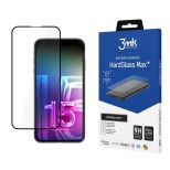 Vyztužené tvrzené sklo na Apple iPhone 15 Pro - 3mk HardGlass Max