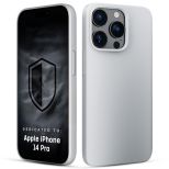 Silikonové pouzdro s MagSafe pro Apple iPhone 14 Pro - 3mk HARDY® Mellow MagCase™ White