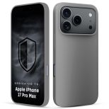 Silikonové pouzdro pro Apple iPhone 17 Pro Max - 3mk HARDY® Mellow Case™ Gray