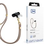 Smyč do smartphonu 3mk EasyClip Elite Taupe (gold)