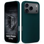 Silikonové pouzdro pro Apple iPhone 17 Pro - 3mk HARDY® Mellow Case™ Green