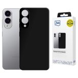 Silikonové pouzdro s MagSafe pro Samsung Galaxy S25 Edge - 3mk HARDY® Mellow MagCase™ Black
