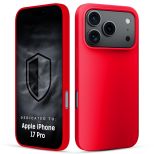 Silikonové pouzdro pro Apple iPhone 17 Pro - 3mk HARDY® Mellow Case™ Red