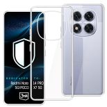 Průhledné pouzdro pro Redmi Note 14 PRO 5G/POCO X7 5G – 3mk HARDY® Vision Case™
