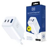 USB-C USB-A síťová nabíječka 3mk Hyper GaN PD Charger 65W™