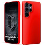 Silikonové pouzdro pro Samsung Galaxy S25 Ultra - 3mk HARDY® Mellow Case™ Red