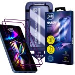 2× Tvrzené sklo s aplikátorem pro Samsung Galaxy S24 Ultra – 3mk HARDY® Hardura 9H™