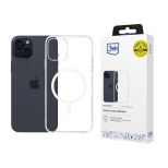Pouzdro na Apple iPhone 15 Plus - 3mk Clear MagCase