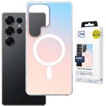 Holografické pouzdro s MagSafe pro Samsung Galaxy S25 Ultra – 3mk HARDY® PrisMag Case™
