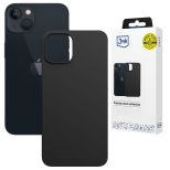 Silikonové pouzdro s MagSafe pro Apple iPhone 15 Plus - 3mk HARDY® Mellow MagCase™ Black