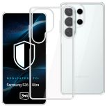 Průhledné pouzdro pro Samsung Galaxy S26 Ultra – 3mk HARDY® Vision Case™
