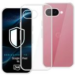 Průhledné pouzdro pro Google Pixel 9A – 3mk HARDY® Vision Case™