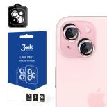 Tvrzené sklo na objektiv fotoaparátu pro Apple iPhone 15 - 3mk Lens Protection Pro Pink