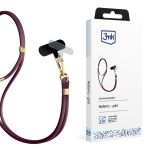 Smyč do smartphonu 3mk EasyClip Elite Mulberry (gold)