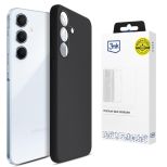 Silikonové pouzdro pro Samsung Galaxy A55 5G - 3mk HARDY® Mellow Case™ Black