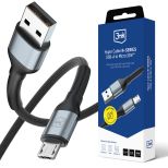 Kabel 3m 10W 5V/2A QC 3.0 3mk Hyper Cable N-SERIES USB-A to Micro 10W™ Black
