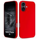 Silikonové pouzdro pro Apple iPhone 16 - 3mk HARDY® Mellow Case™ Red