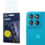 Sklo na čočku fotoaparátu pro Motorola Moto G87 - 3mk HARDY® Fusion Lens Protection™