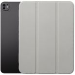 Pouzdro s držákem na tablet Apple iPad Pro 13 (M4/M5) (13") - 3mk HARDY® TabCase™ Stříbrná