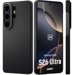 Pouzdro z aramidového vlákna s MagSafe na Samsung Galaxy S26 Ultra - 3mk HARDY® Aramid MagCase™