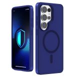 Kouřové pouzdro s MagSafe pro Samsung Galaxy S25 Ultra – 3mk HARDY® Hazy MagCase™ Blue