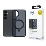 Pouzdro na Samsung Galaxy S25 - 3mk Smoke Case Mag&Stand