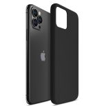 Silikonové pouzdro pro Apple iPhone 11 - 3mk HARDY® Mellow Case™ Black